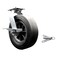 Service Caster BBQ Smoker Grill Flat-Free All Terrain 10'' Caster with Brake SMOK-SCC-100S1030-SNB-SLB-BSL - alternate 1